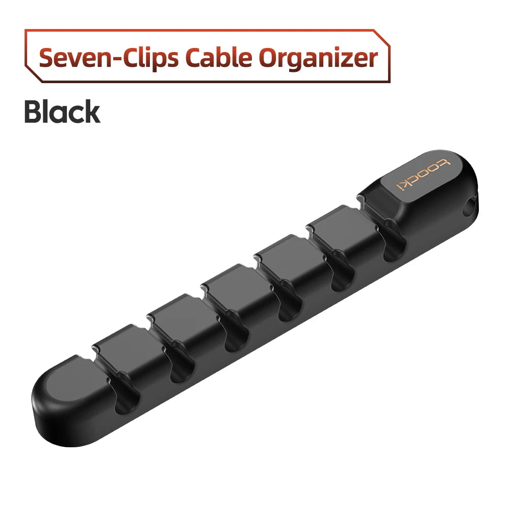 Cable Organizer - Flexible Cord Management Clips